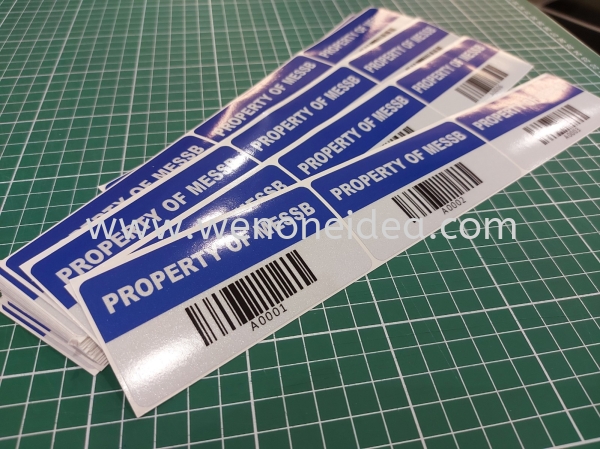 3M Reflective Barcode Sticker Reflective Sticker Sticker Johor Bahru (JB), Malaysia, Ulu Tiram Supplier, Suppliers, Supply, Supplies | Wen One Idea Enterprise