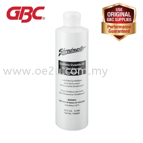 GBC Shredder Oil (473ml/Bottle)