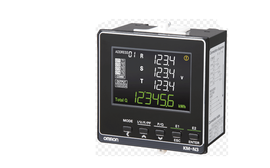 omron km-n3-flk global power monitor for on-panel installation