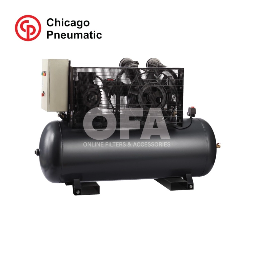 Chicago Pneumatic - Single Stage Cast Iron Compressors - IRONMAN 1hp - 15hp Chicago  Pneumatic Oil Injected & Oil Free Compressor, Refrigerant Air Dryer,  Ironman Piston Compressor 1.5hp - 15hp Chicago Pneumatic