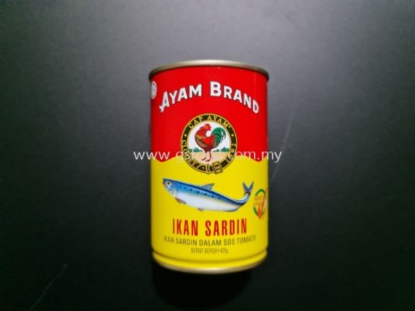 Ayam Brand Sardines 425g Ayam Brandɳ 425g Can Selangor, Malaysia, Kuala Lumpur (KL), Kepong Supplier, Delivery, Supply, Supplies | H&H FROZEN WHOLESALE