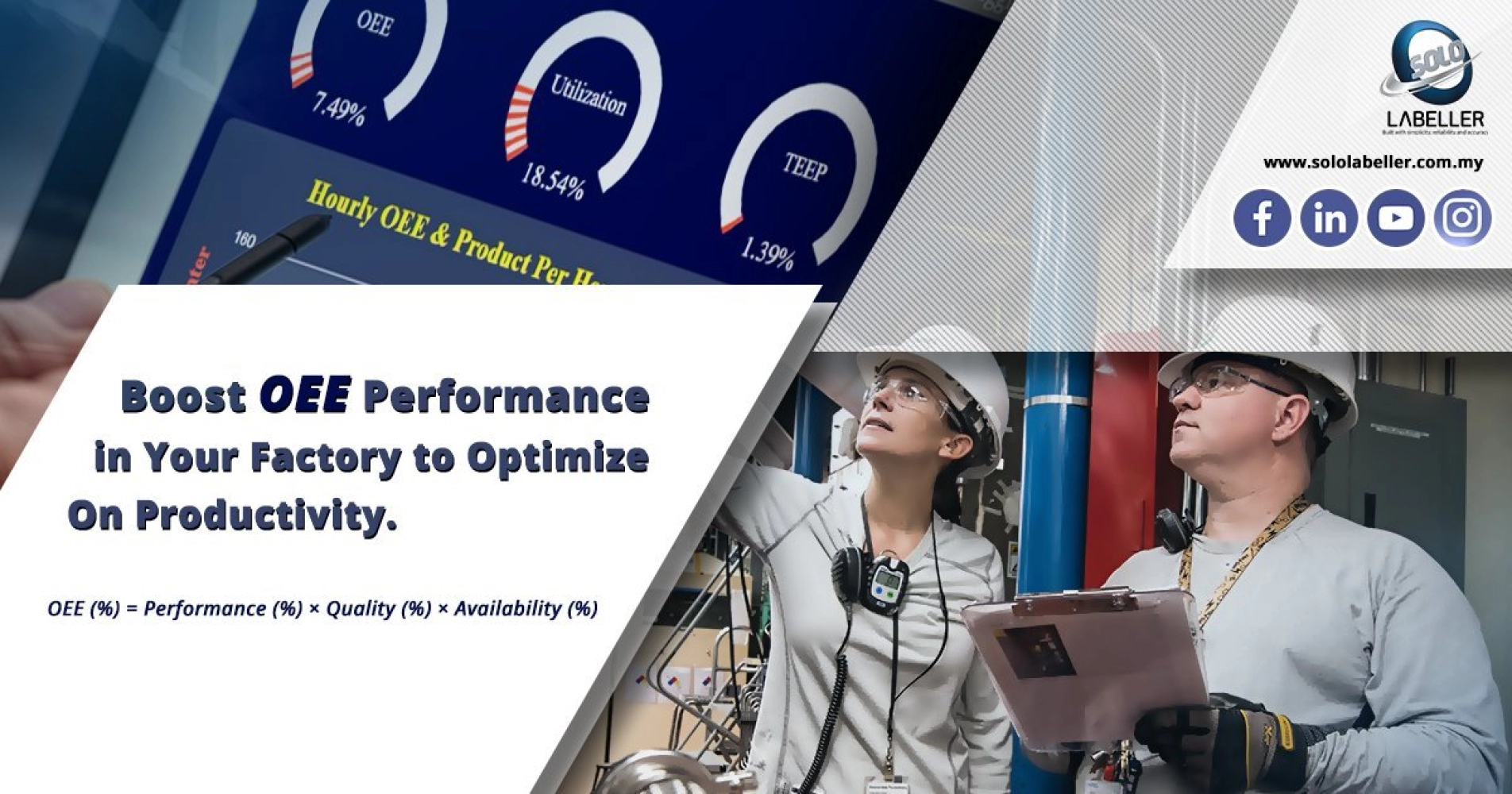 Boost OEE Performance to Optimise Productivity in Factory