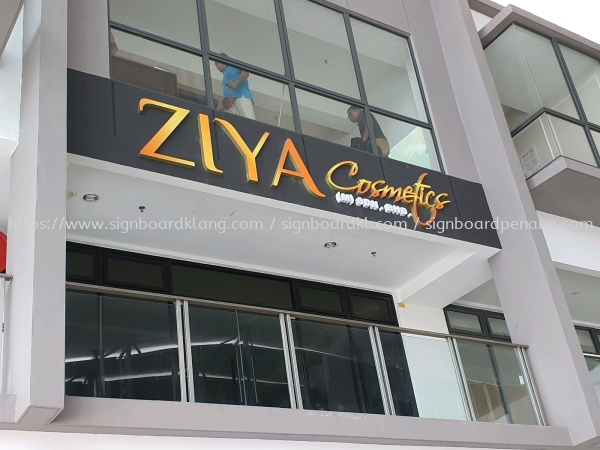 ziya 3d led fronlit lettering signage signboard at puchong kuala lumpur Channel Led 3D Signage Kuala Lumpur (KL), Malaysia Pembinaan, Pasang, Pembekal | Great Sign Advertising (M) Sdn Bhd