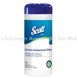 SCOTT® Alcohol Antibacterial Wipers