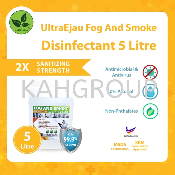 Fog and Smoke Disinfectant - 5 Litre Hand Sanitizer & Surface Disinfection Selangor, Malaysia, Kuala Lumpur (KL), Johor Bahru (JB), Penang, Perak Supplier, Suppliers, Supply, Supplies | Kualiti Alam Hijau (M) Sdn Bhd