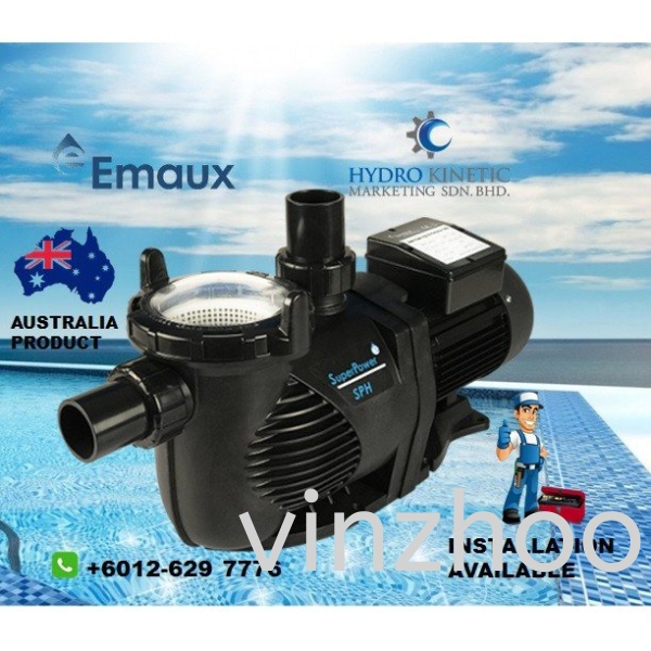 EMAUX SPH075 - Super Power Series 0.75hp,220V/50Hz,1.5m cable 5.0cubic m/h@12m - SWIMMING POOL PUMP Super Power Pump Pump Swimming Pool Equipment Kuala Lumpur (KL), Malaysia, Selangor, Kepong Supplier, Suppliers, Supply, Supplies | Vinzhoo Marketing Trading