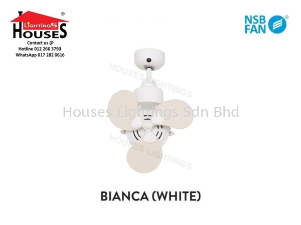 BIANCA - WHITE - NSB Corner Ceiling Fan NSB Ceiling Fan Ceiling Fan Selangor, Malaysia, Kuala Lumpur (KL), Puchong Supplier, Suppliers, Supply, Supplies | Houses Lightings Sdn Bhd