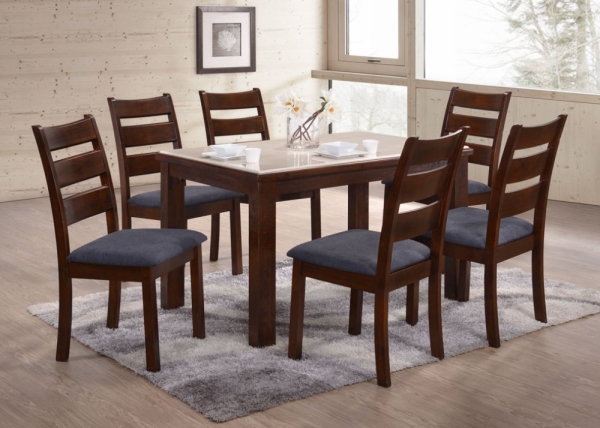 Dining Set (6 Seater) - T08 / C10 Dining Collection (Classic) Malaysia, Johor, Muar Manufacturer, Supplier, Exporter, Supply | DIGITAL FURNITURE SDN BHD