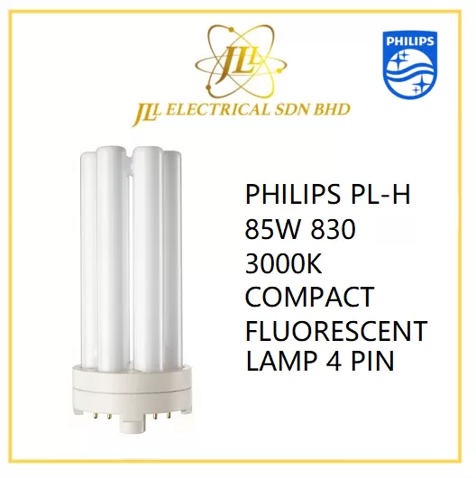 PHILIPS PL-H 85W 830 3000K COMPACT FLUORESCENT LAMP 4 PIN