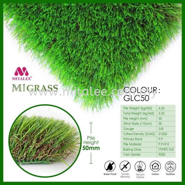 GLC50 Sample Grass Carpet Malaysia, Johor Bahru (JB), Selangor, Kuala Lumpur (KL) Supplier, Supply | Mitalee Carpet & Furnishing Sdn Bhd