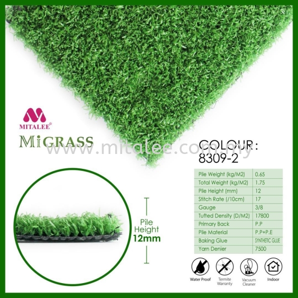 8309-2 (INDOOR) Sample Grass Carpet Malaysia, Johor Bahru (JB), Selangor, Kuala Lumpur (KL) Supplier, Supply | Mitalee Carpet & Furnishing Sdn Bhd