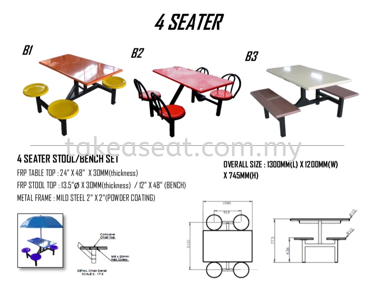 Canteen Tables And Chairs