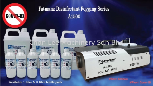 FATMANZ MODEL: A1500 FATMANZ 1500W DISINFECTANT FOGGING MACHINE MODEL: A1500  Fogging Machine Tools Selangor, Malaysia, Kuala Lumpur (KL), Klang Supplier, Suppliers, Supply, Supplies | CHAN LEE MACHINERY SDN BHD