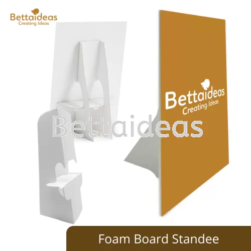 Foam Board / PVC Board Table Standee [Butterfly Stand]