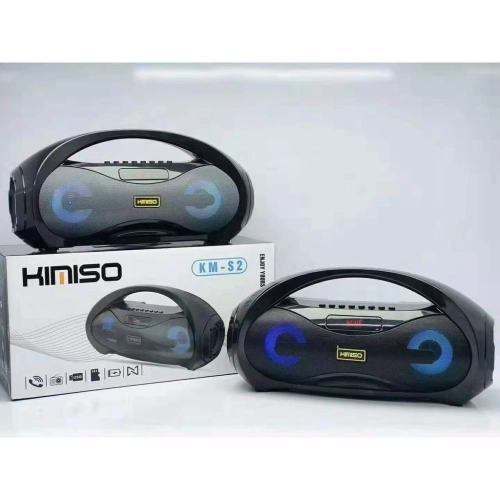 KIMISO KM-S2 Wireless Bluetooth 5.0 Portable Speaker / Super Bass / LED Light / EQ Function