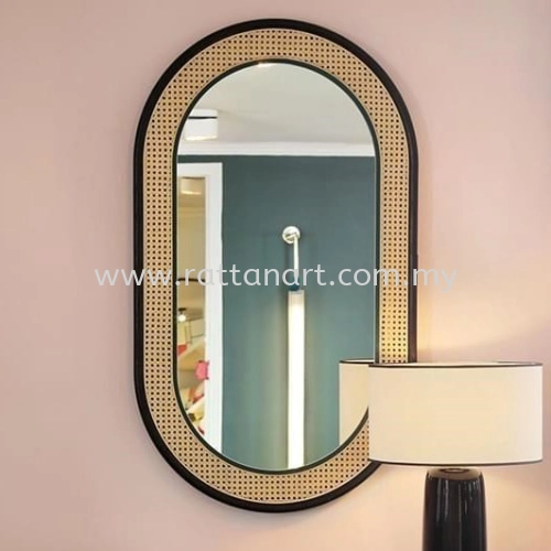 RATTAN WALL MIRROR SARAH