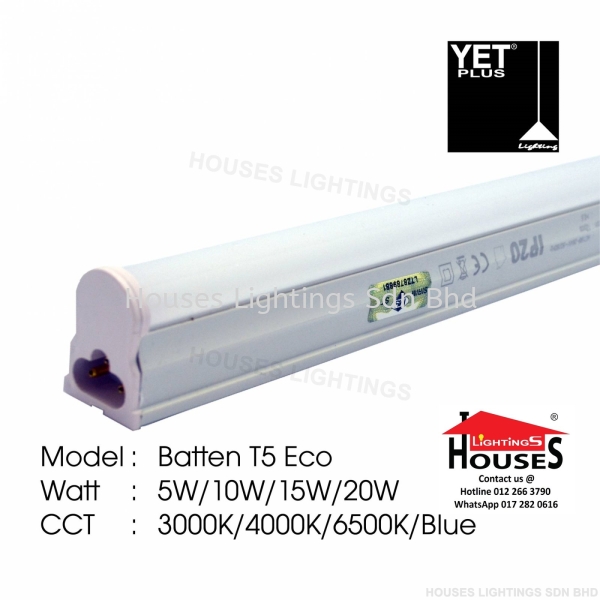 YET ECO T5 LED DL CW WW 1ft 2ft 3ft 4ft Led T5 Selangor, Malaysia, Kuala Lumpur (KL), Puchong Supplier, Suppliers, Supply, Supplies | Houses Lightings Sdn Bhd