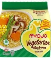 MYOJO VEGETARIAN  MUSHROOM  80G 5PCS 香菇素食面