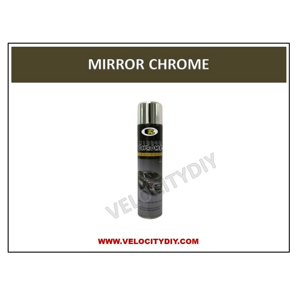 （镜面镀膜喷漆）BOSNY MIRROR CHROME SPRAY PAINT 270cc