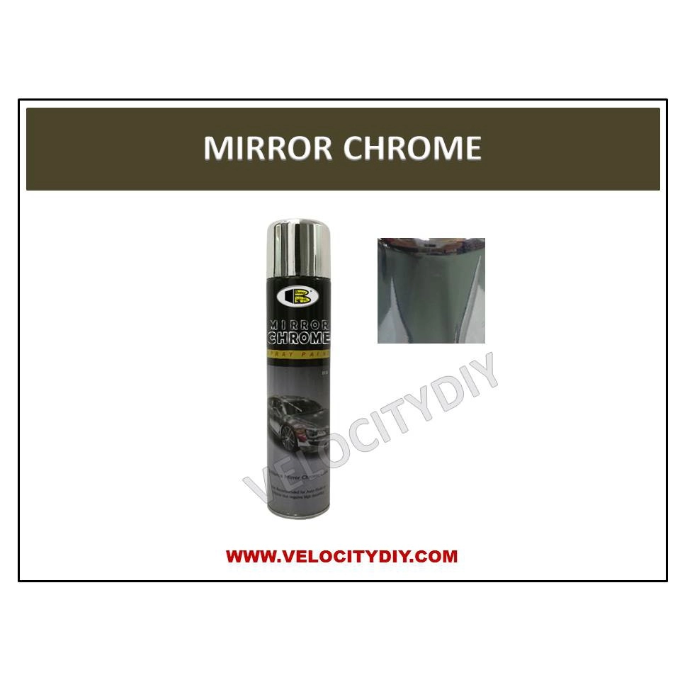 （镜面镀膜喷漆）BOSNY MIRROR CHROME SPRAY PAINT 270cc