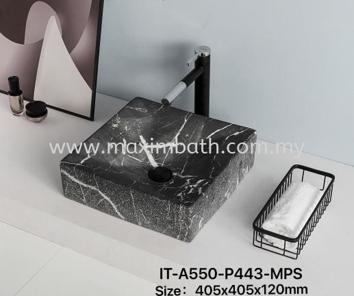 IT-A550-P443-MPS Countertop Basin Bathroom Basin Bathroom Collection Puchong, Selangor, Kuala Lumpur (KL), Malaysia Supplier, Suppliers, Supplies, Supply | Maxim Bath & Kitchen Gallery Sdn Bhd