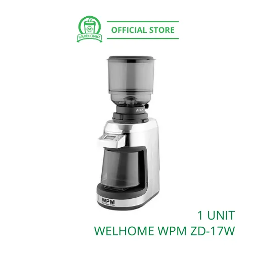 WELHOME COFFEE GRINDER ZD-17W - Conical Burr | Home Use | Commercial | Espresso | Container