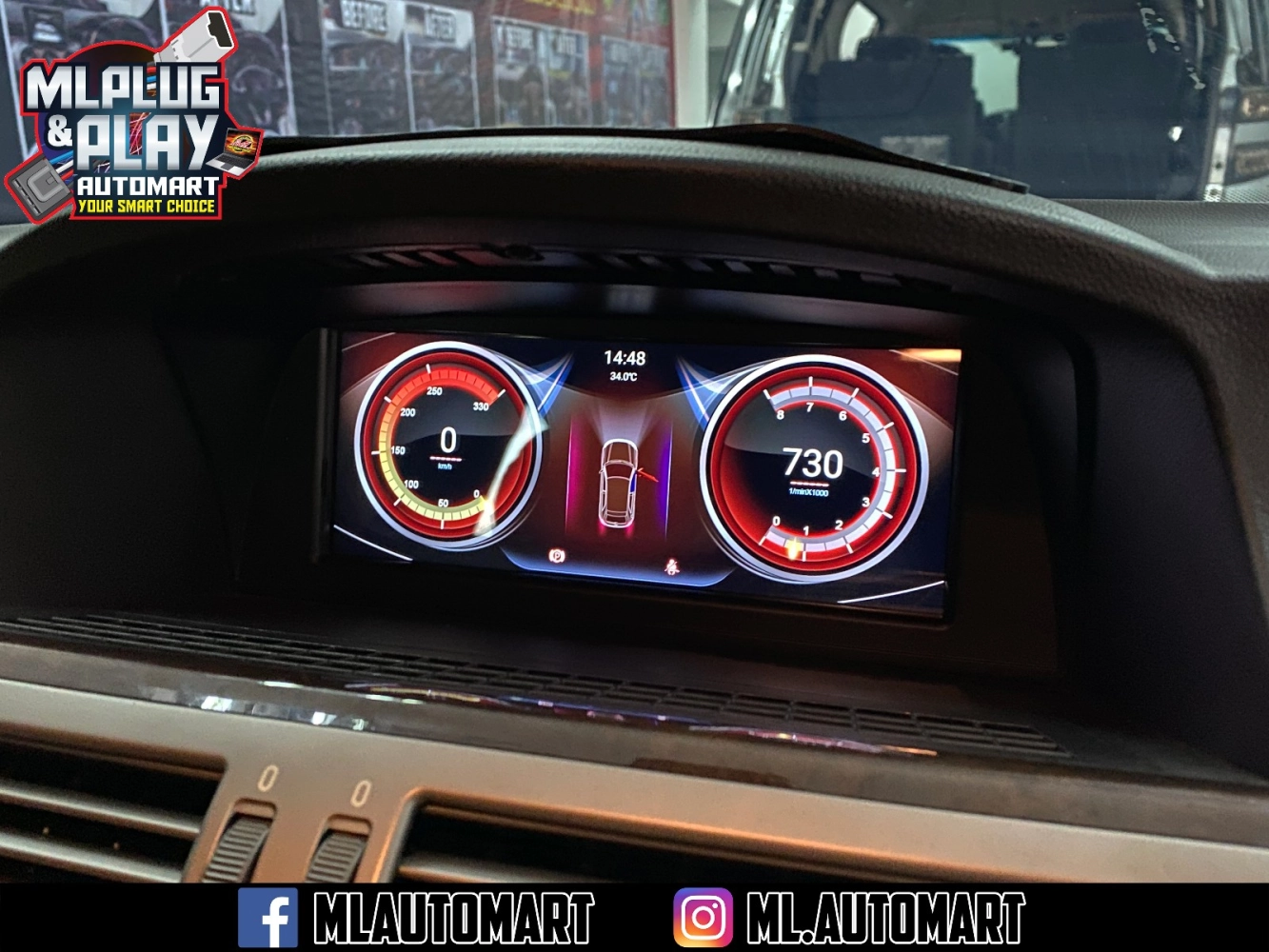 BMW 7 Series E65 Android Monitor