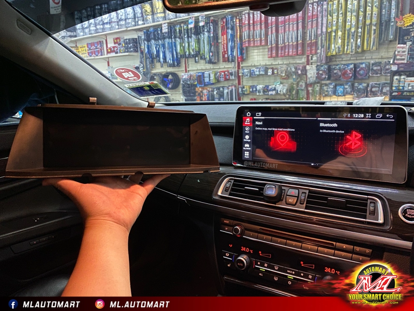 BMW 7 Series F01 Android Monitor (12.3")