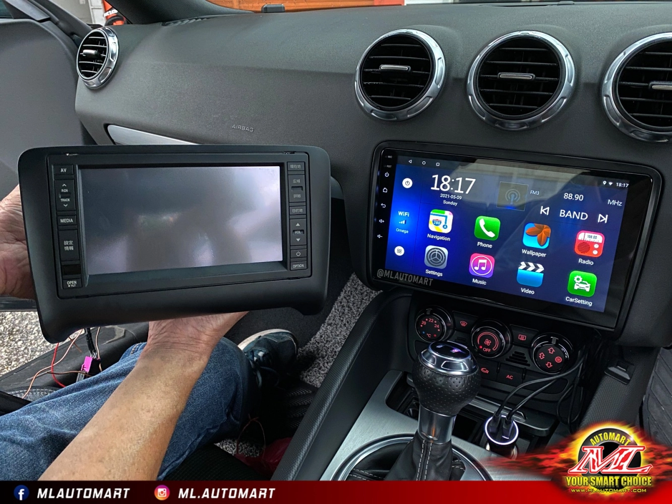 Audi TT MK2 Android Monitor