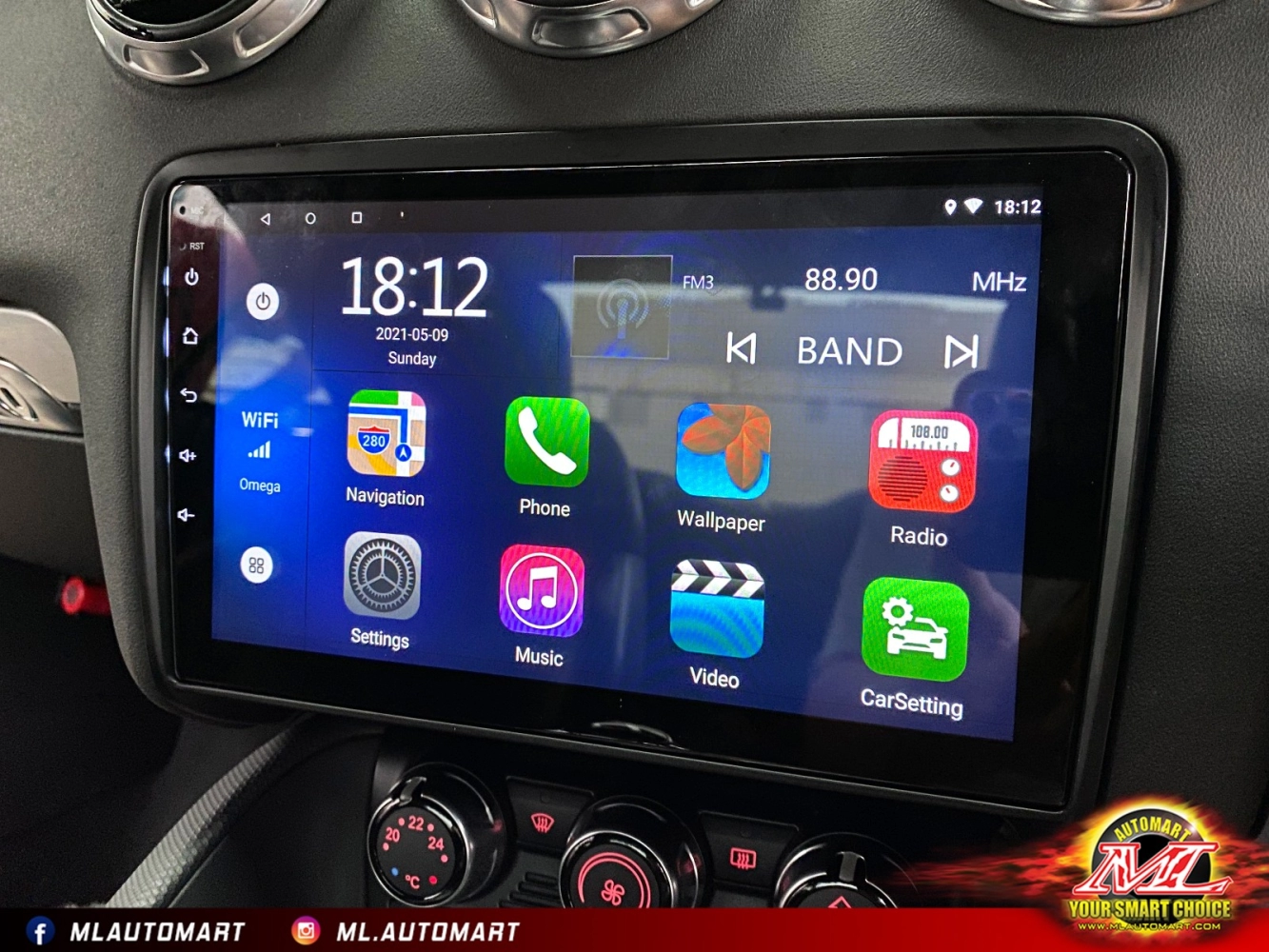 Audi TT MK2 Android Monitor
