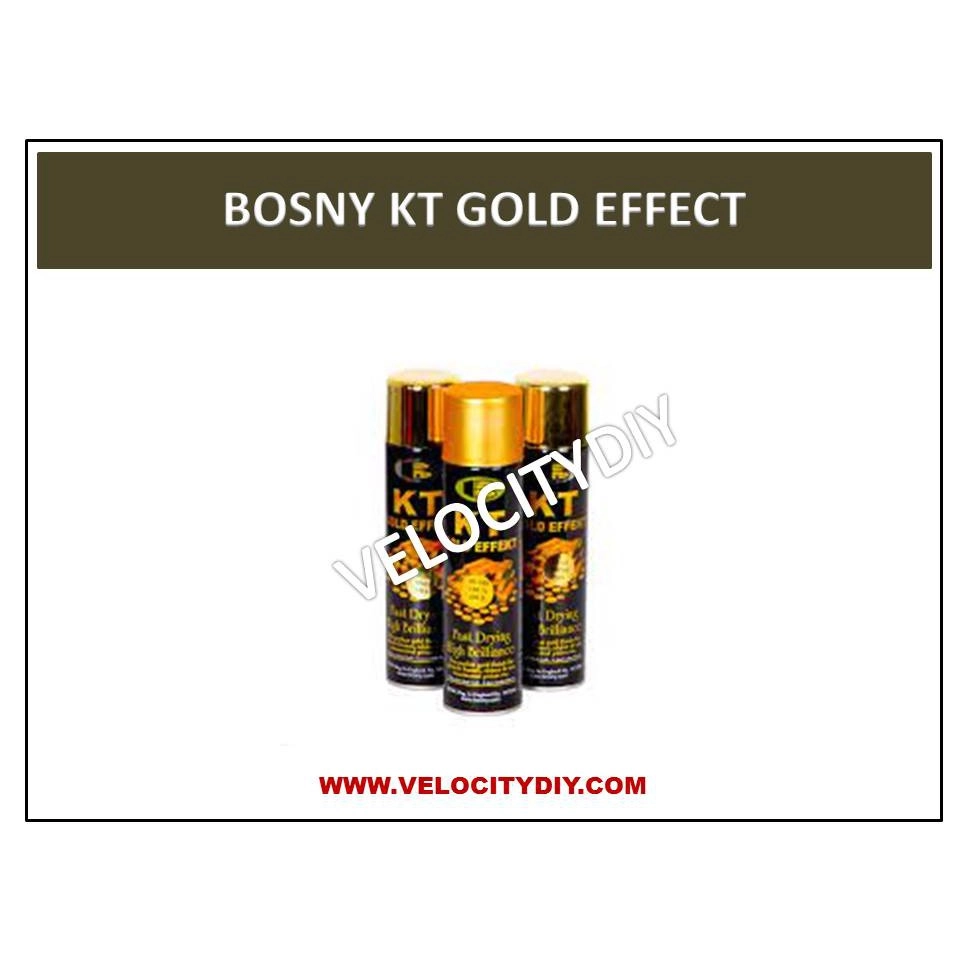 （镜面镀膜喷漆）BOSNY KT GOLD EFFECT SPRAY PAINT 200cc