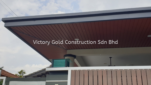 Awning ceiling stripe Awning Melaka, Malaysia, Bukit Katil Service, Supplier, Supply, Supplies | VICTORY GOLD CONSTRUCTION SDN BHD