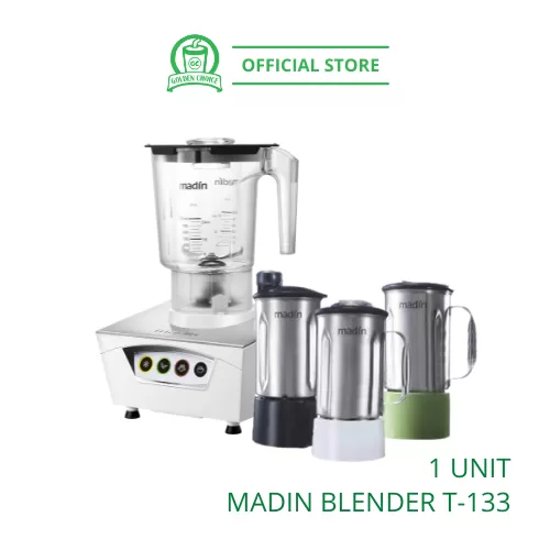 MADIN - T133 5 IN 1 MULTIFUNCTIONAL BLENDER MACHINE 麥登5合1商用搅拌机- Crush Ice | Milk Foam | Tea Extract | Shaker