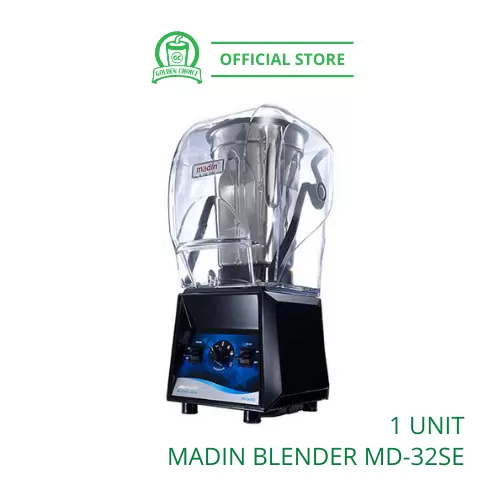 MADIN MD-32SE BLENDER MACHINEwith COVER 麥登搅拌机 - Sound Proof | Smart | Ice Blended | Smoothies | Commercial