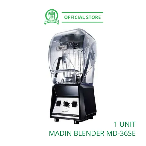 MADIN MD-36SE BLENDER MACHINE with COVER 麥登搅拌机 - Sound Proof | Smart | Ice Blended | Smoothies | Commercial