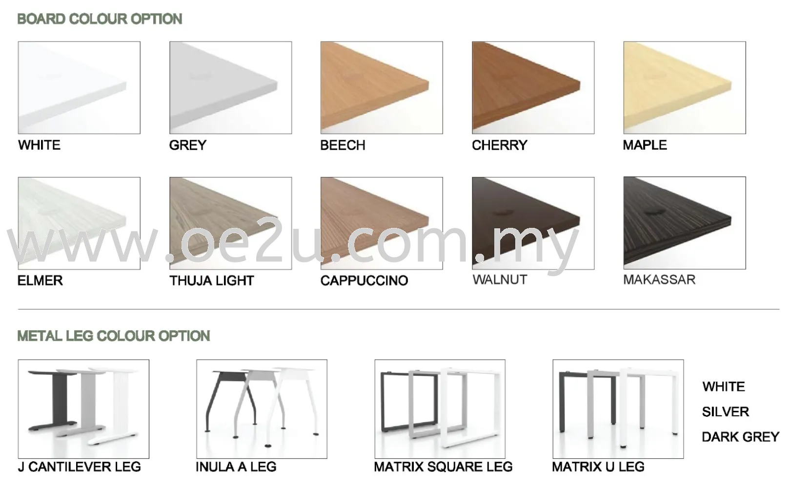 Rectangular Conference Table c/w Chrome Abies Leg (CAB-RC)