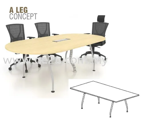 Rectangular Conference Table c/w Inula A Leg (ARC)