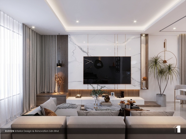  Living Room Design Johor Bahru, JB, Kulai, Johor. Service, Design, Renovation | Eleven Interior Design & Renovation Sdn Bhd