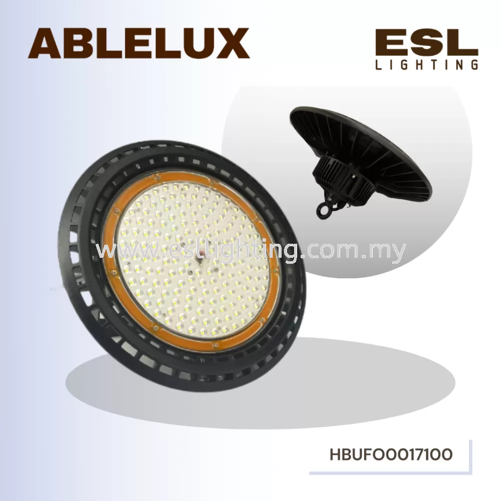 ABLELUX HIGH BAY UFO Round 100W LED LIGHT 9000 LUMEN POWER FACTOR 0.95 AC 85- 265V 