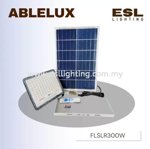 ABLELUX 300W LED SOLAR PANEL FLOODLIGHT / SPOTLIGHT IP 66 DIMMABLE S.O.S LIGHT 