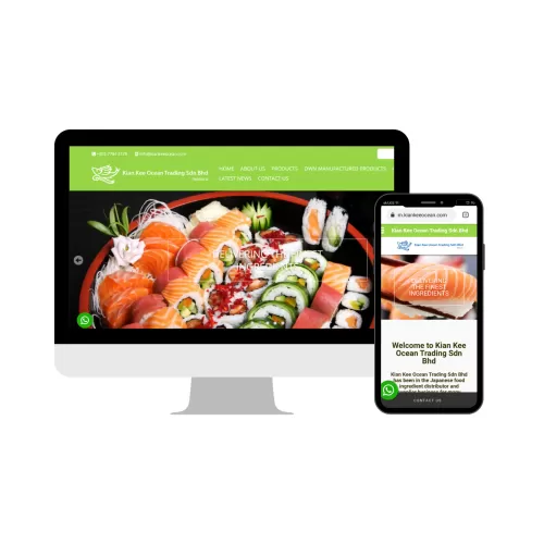 Kuala Lumpur (KL) Web Design | Website Design - Seafood ingredients 