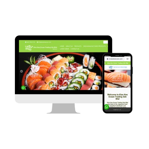 Kuala Lumpur (KL) Web Design | Website Design - Seafood ingredients 