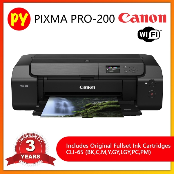 Canon PIXMA PRO-200 Professional A3 + Inkjet Photo Printer (Wifi) - Pro 200  Large Format Replace Pro 100 CANON INKJET PRINTERS Kuala Lumpur, KL, Jalan Kuchai Lama, Selangor, Malaysia. Supplier, Suppliers, Supplies, Supply | PY Prima Enterprise Sdn Bhd