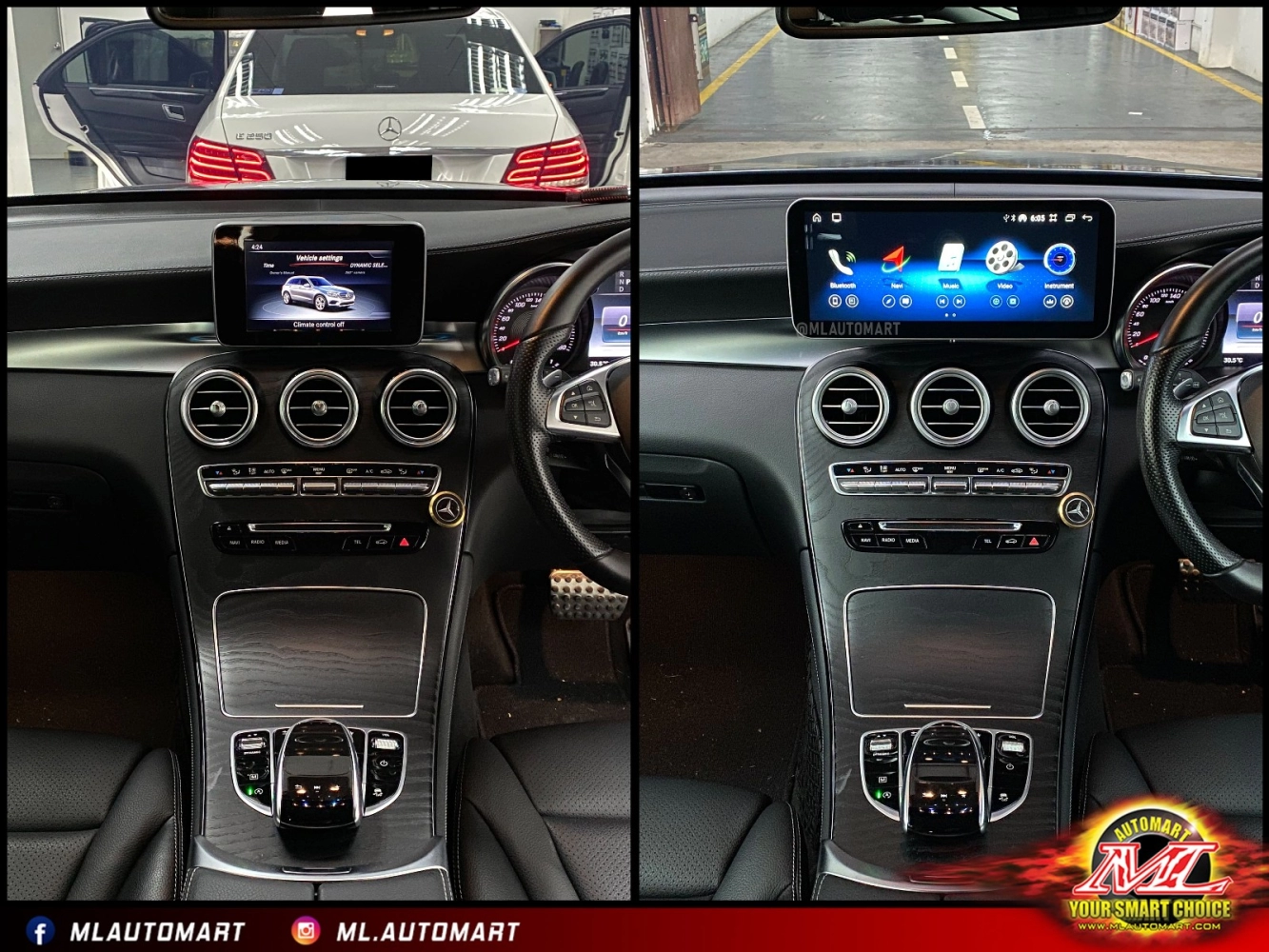 Mercedes Benz Big Screen Android Monitor (12.3 Inches)