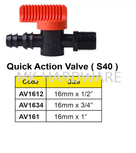 QUICK ACTION VALVE (S40)