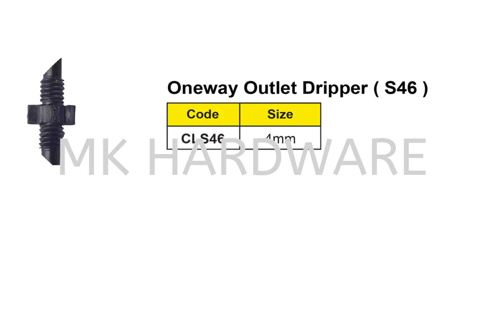 ONEWAY OUTLET DRIPPER (S46)