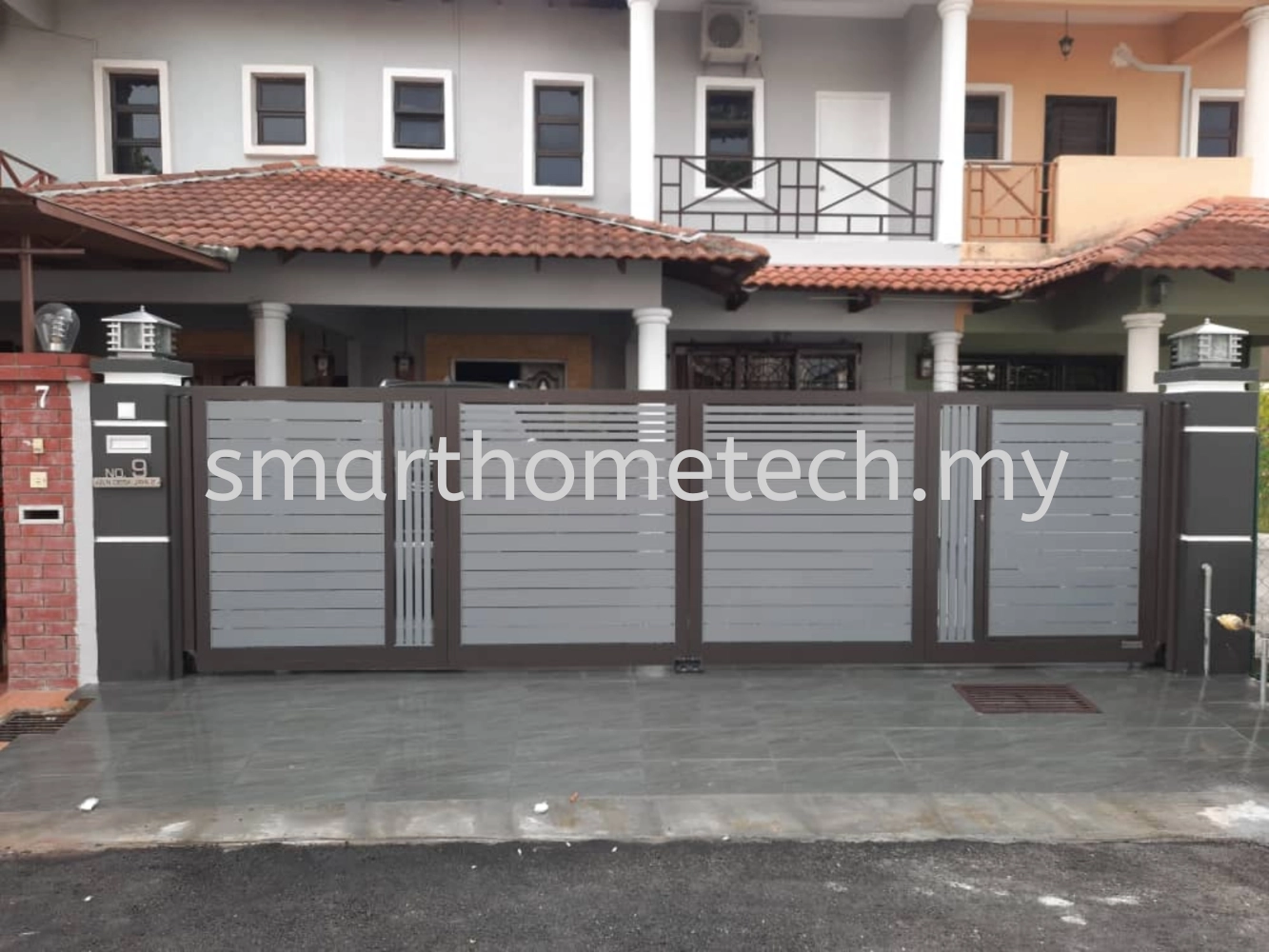 Trackless Fully Aluminum Gate Melaka, Malaysia Supplier, Supply ...