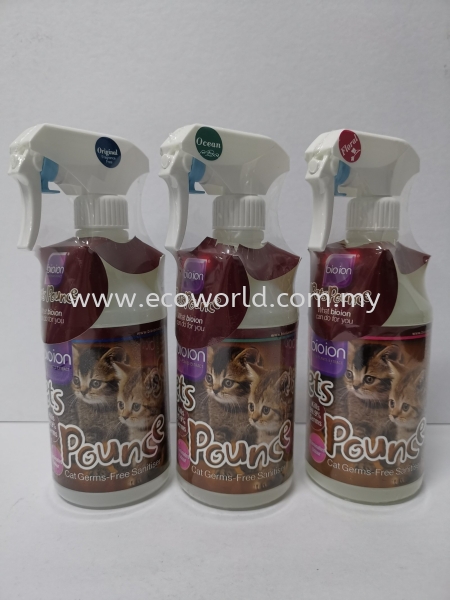 PETS POUNCE CATS GERMS-FREE SANITIZER WATER BASED Bioion Product Washroom & Hygiene Product Malaysia, Johor Bahru (JB) Supplier, Supply, Supplies | ECO WORLD HYGIENE (M) SDN BHD