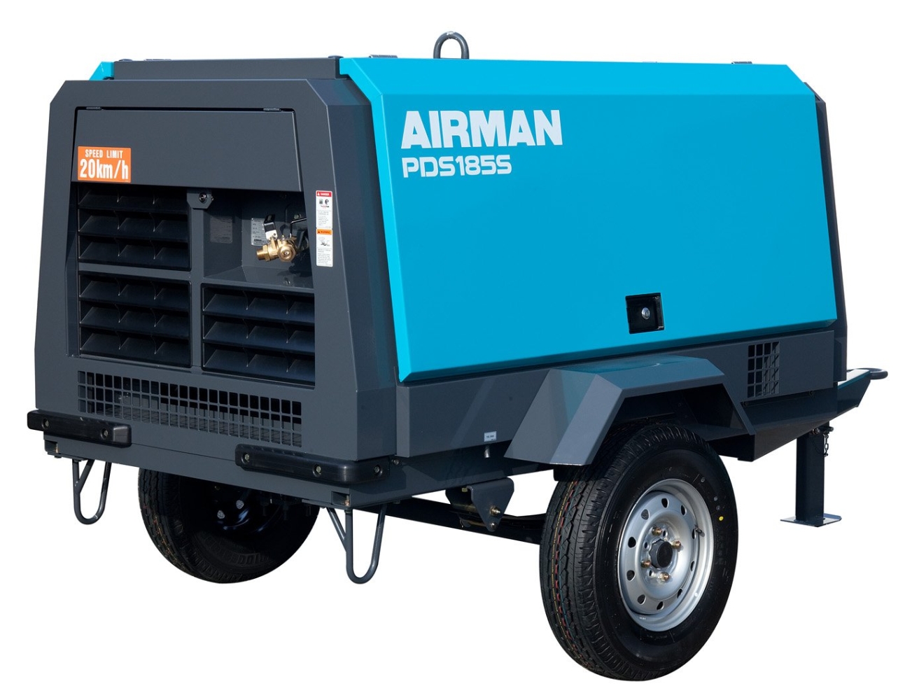 Airman PDS185S-6C2 Diesel Engine Air Compressor | Trailer Type Singapore