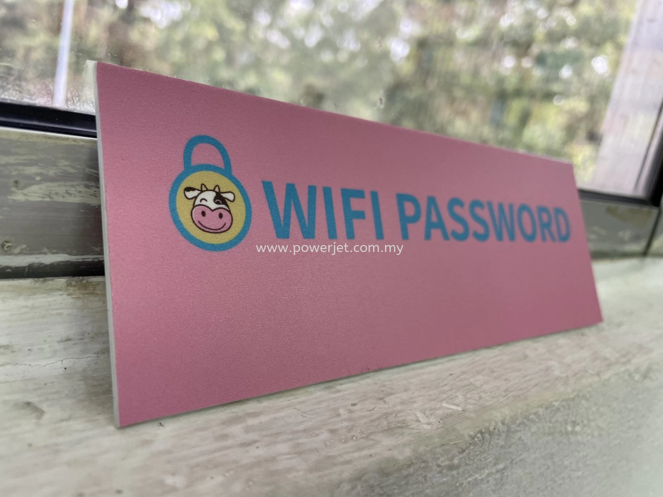 PVC Foamboard with Sticker for Wifi sign